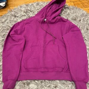 Good American Vibrant Purple Hoodie